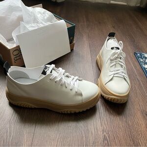 OTBT White and Tan Sneakers